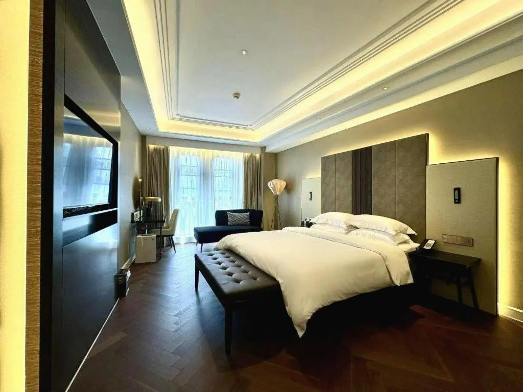 Bed in Jinjiang Metropolo Shaoxing Keqiao Wanda Plaza