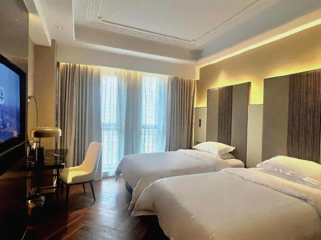 Bed in Jinjiang Metropolo Shaoxing Keqiao Wanda Plaza