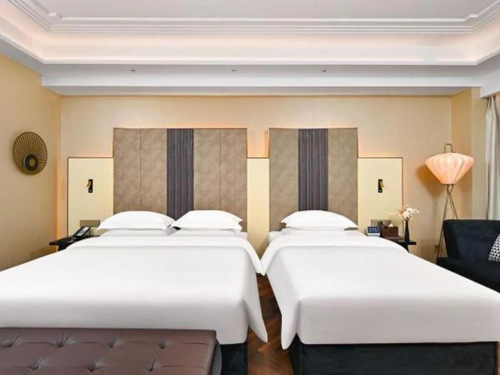 Bed in Jinjiang Metropolo Shaoxing Keqiao Wanda Plaza