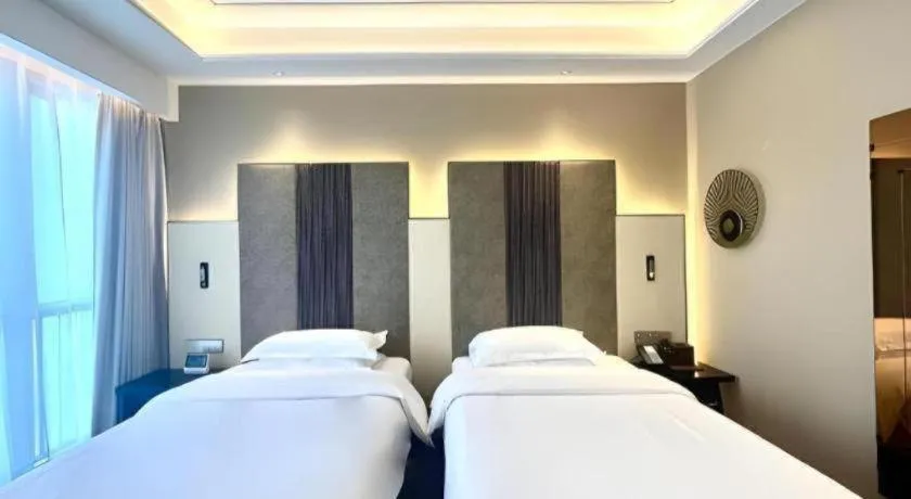 Bed in Jinjiang Metropolo Shaoxing Keqiao Wanda Plaza
