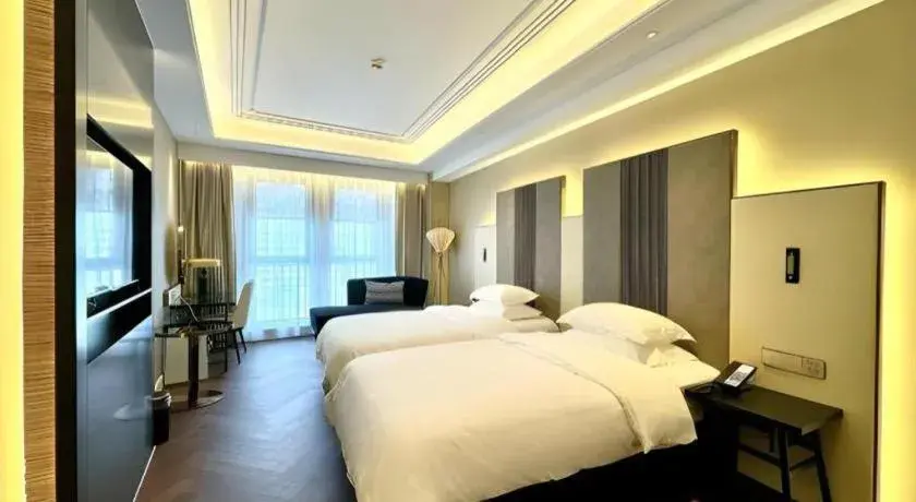 Bed in Jinjiang Metropolo Shaoxing Keqiao Wanda Plaza Bed in Jinjiang Metropolo Shaoxing Keqiao Wanda Plaza