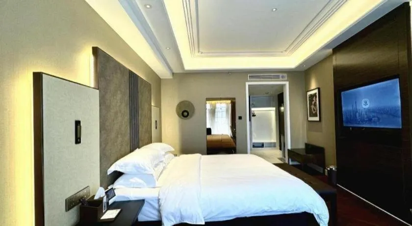 Bed in Jinjiang Metropolo Shaoxing Keqiao Wanda Plaza