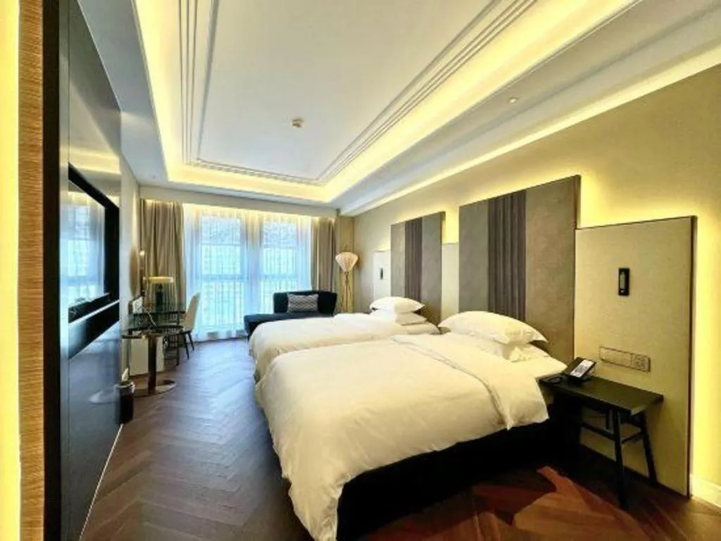 Bed in Jinjiang Metropolo Shaoxing Keqiao Wanda Plaza