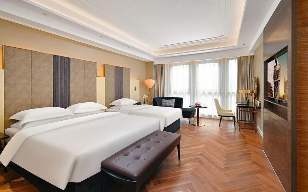 Bed in Jinjiang Metropolo Shaoxing Keqiao Wanda Plaza