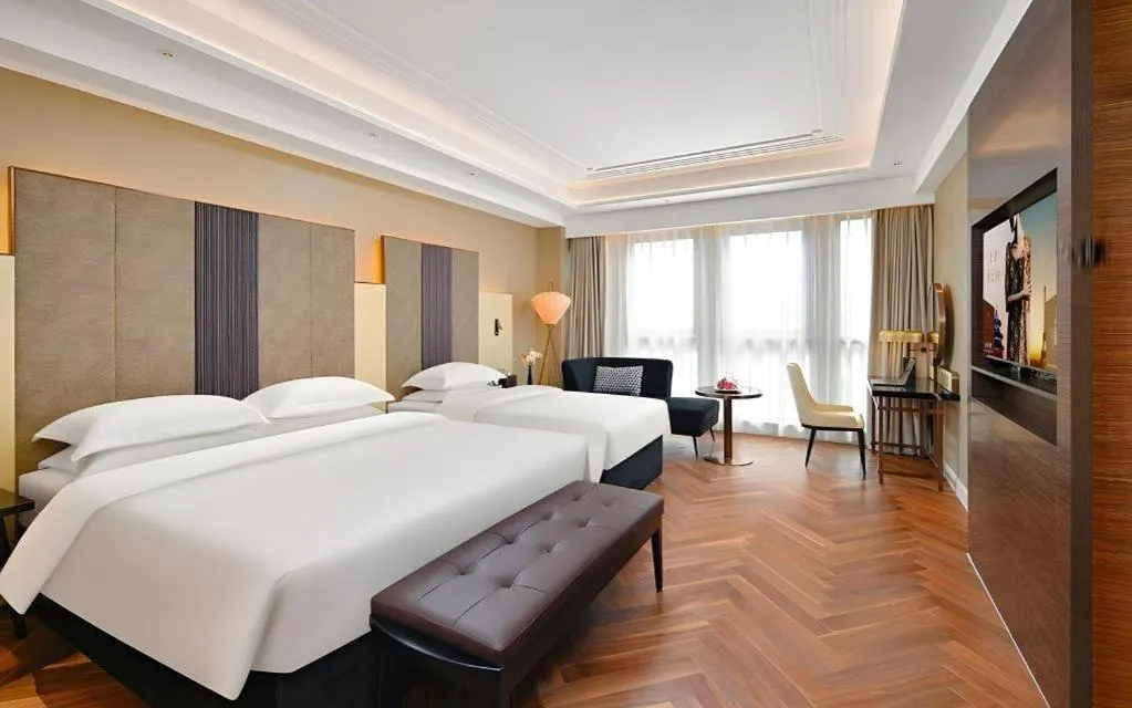 Bed in Jinjiang Metropolo Shaoxing Keqiao Wanda Plaza