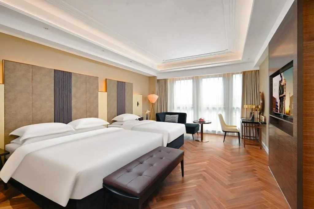 Bed in Jinjiang Metropolo Shaoxing Keqiao Wanda Plaza