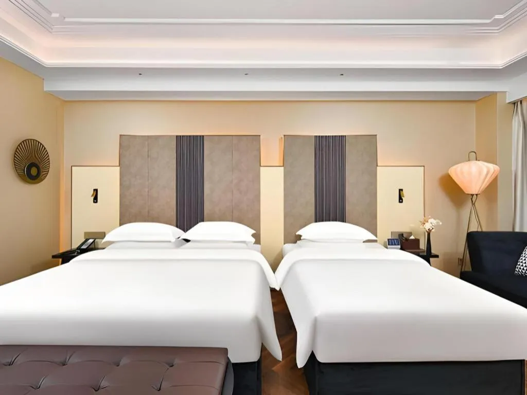 Bed in Jinjiang Metropolo Shaoxing Keqiao Wanda Plaza
