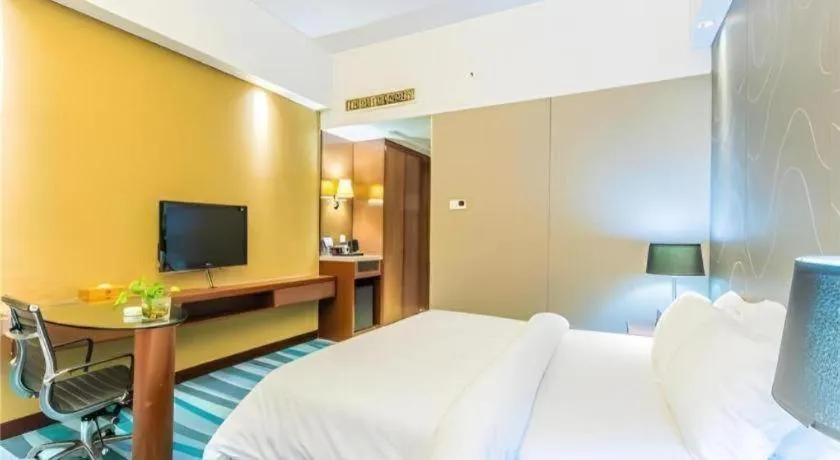 Bed in Jinjiang Metropolo Shaoxing Keqiao Wanda Plaza