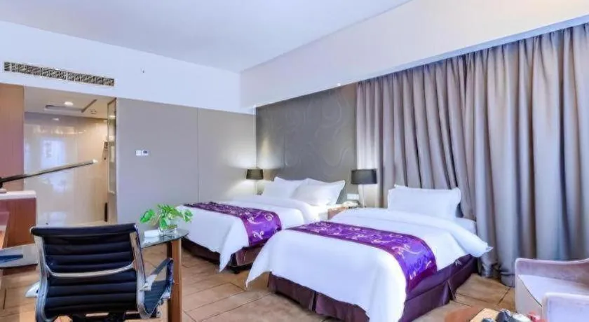 Bed in Jinjiang Metropolo Shaoxing Keqiao Wanda Plaza