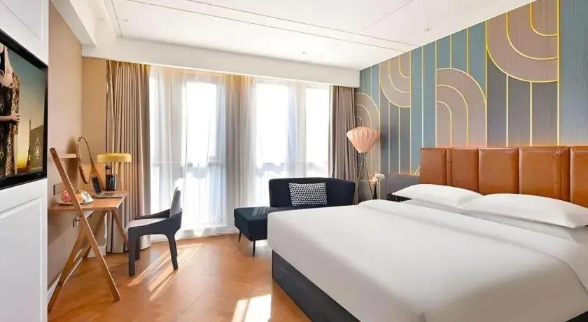 Bed in Jinjiang Metropolo Shaoxing Keqiao Wanda Plaza Bed in Jinjiang Metropolo Shaoxing Keqiao Wanda Plaza