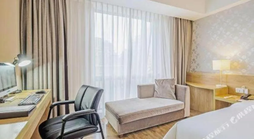 Bed in Jinjiang Metropolo Hotel - Ningde Wanda Plaza