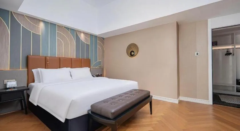 Bed in Jinjiang Metropolo Hotel - Ningde Wanda Plaza