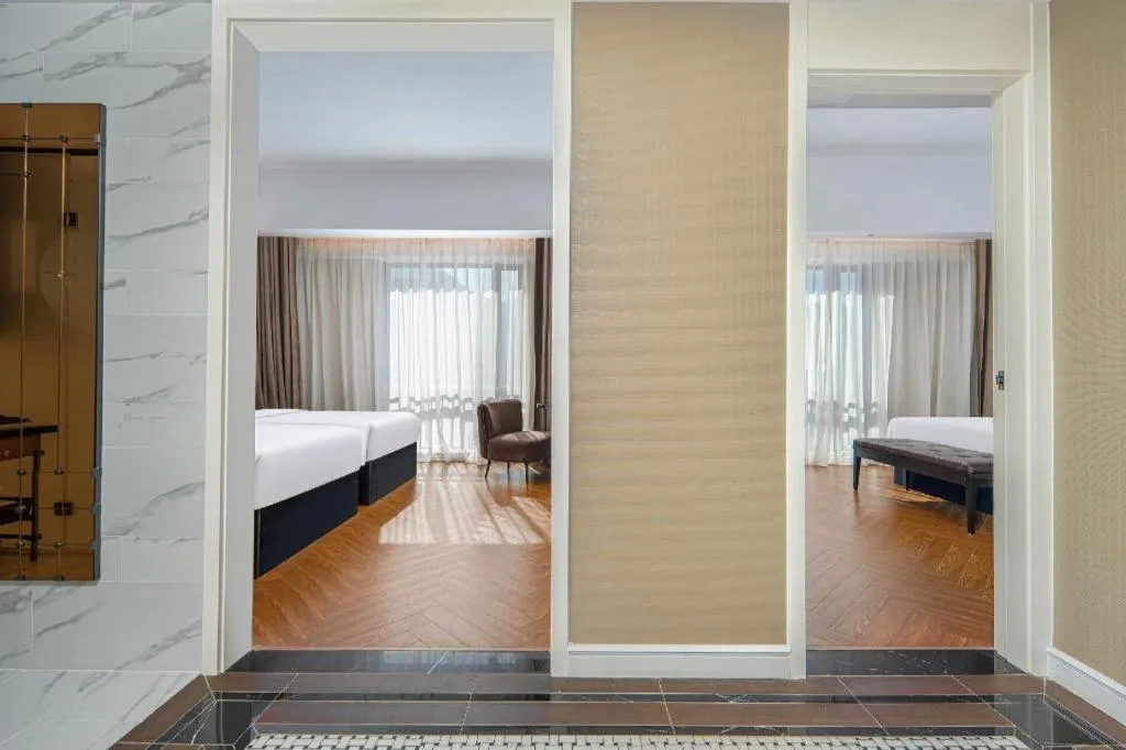 Bed in Jinjiang Metropolo Hotel - Ningde Wanda Plaza