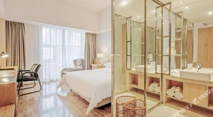 Bed in Jinjiang Metropolo Hotel - Ningde Wanda Plaza