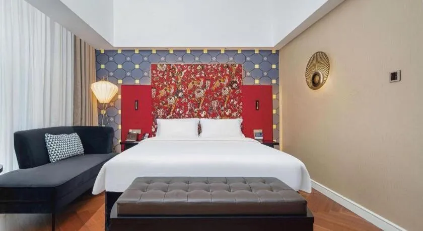 Bed in Jinjiang Metropolo Hotel - Ningde Wanda Plaza