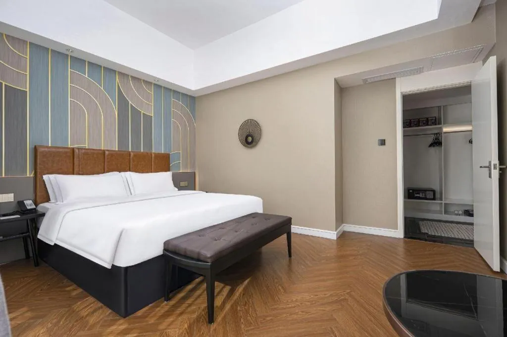 Bed in Jinjiang Metropolo Hotel - Ningde Wanda Plaza