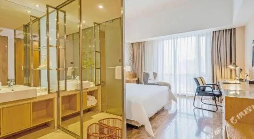 Bed in Jinjiang Metropolo Hotel - Ningde Wanda Plaza Bed in Jinjiang Metropolo Hotel - Ningde Wanda Plaza