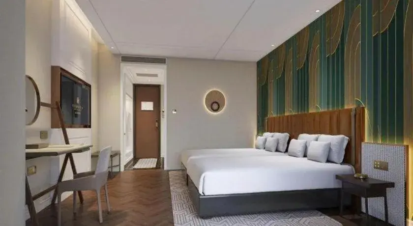 Bed in Jinjiang Metropolo Hotel - Ningde Wanda Plaza Bed in Jinjiang Metropolo Hotel - Ningde Wanda Plaza