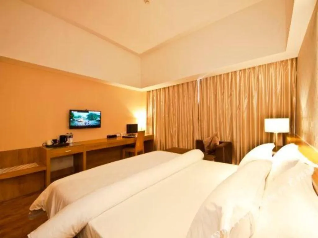 Bed in Jinjiang Metropolo Hotel - Ningde Wanda Plaza