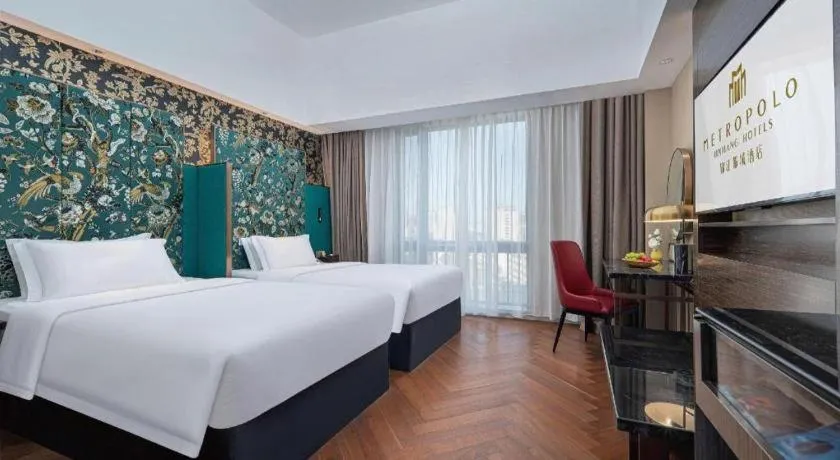 Bed in Jinjiang Metropolo Hotel - Ningde Wanda Plaza