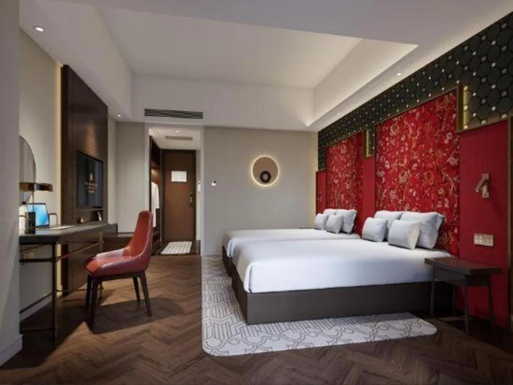 Bed in Jinjiang Metropolo Hotel - Ningde Wanda Plaza