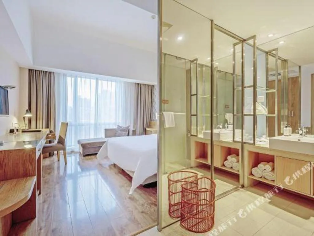 Bed in Jinjiang Metropolo Hotel - Ningde Wanda Plaza