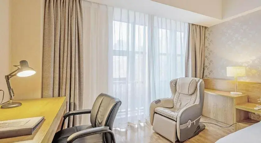 Bed in Jinjiang Metropolo Hotel - Ningde Wanda Plaza Bed in Jinjiang Metropolo Hotel - Ningde Wanda Plaza