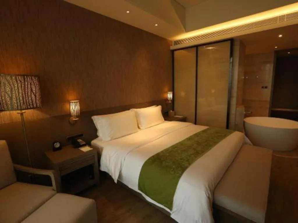Bed in Mangrove Tree Resort World Qingdao
