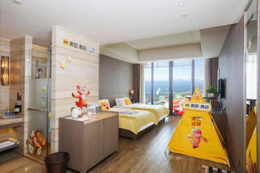 Bed in Mangrove Tree Resort World Qingdao