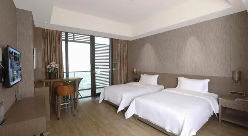 Bed in Mangrove Tree Resort World Qingdao