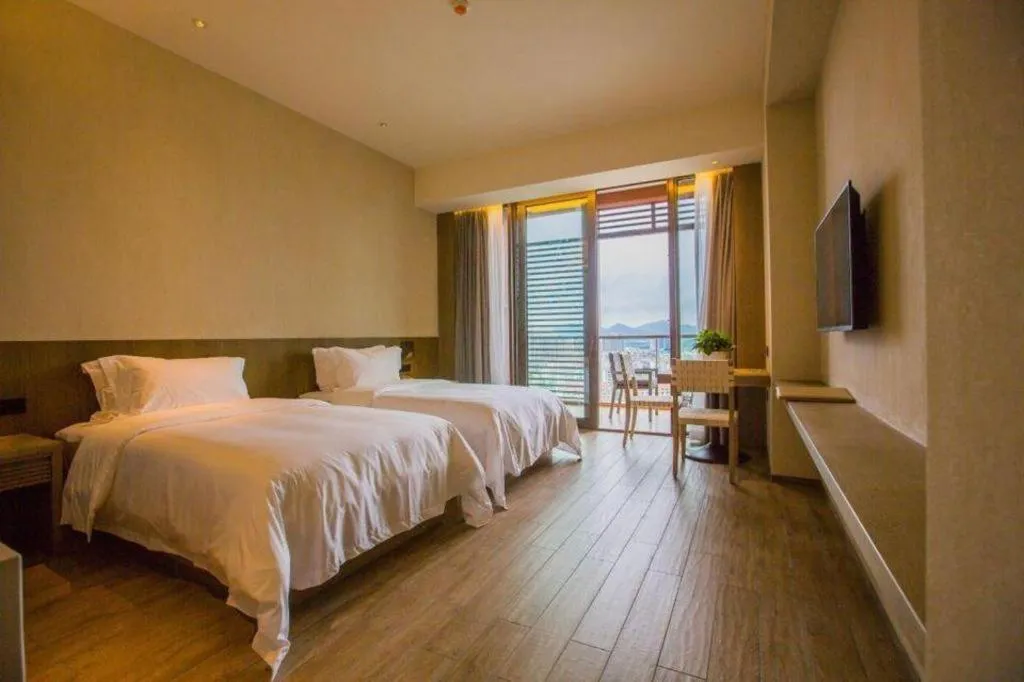 Bed in Mangrove Tree Resort World Qingdao
