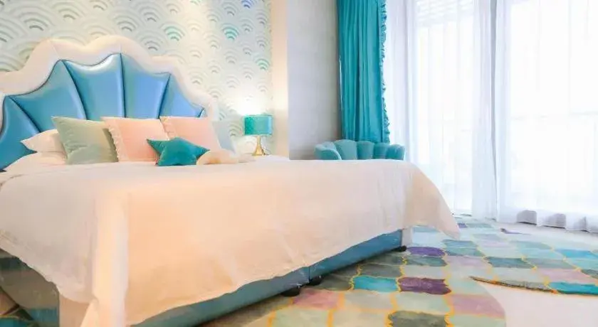 Bed in Mangrove Tree Resort World Qingdao Bed in Mangrove Tree Resort World Qingdao