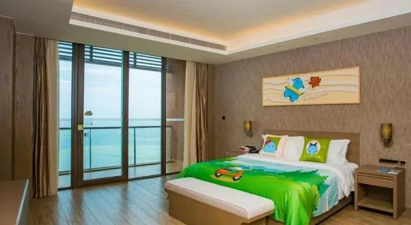 Bed in Mangrove Tree Resort World Qingdao Bed in Mangrove Tree Resort World Qingdao