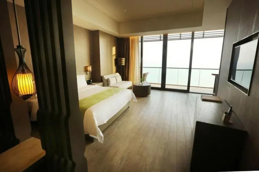 Bed in Mangrove Tree Resort World Qingdao Bed in Mangrove Tree Resort World Qingdao