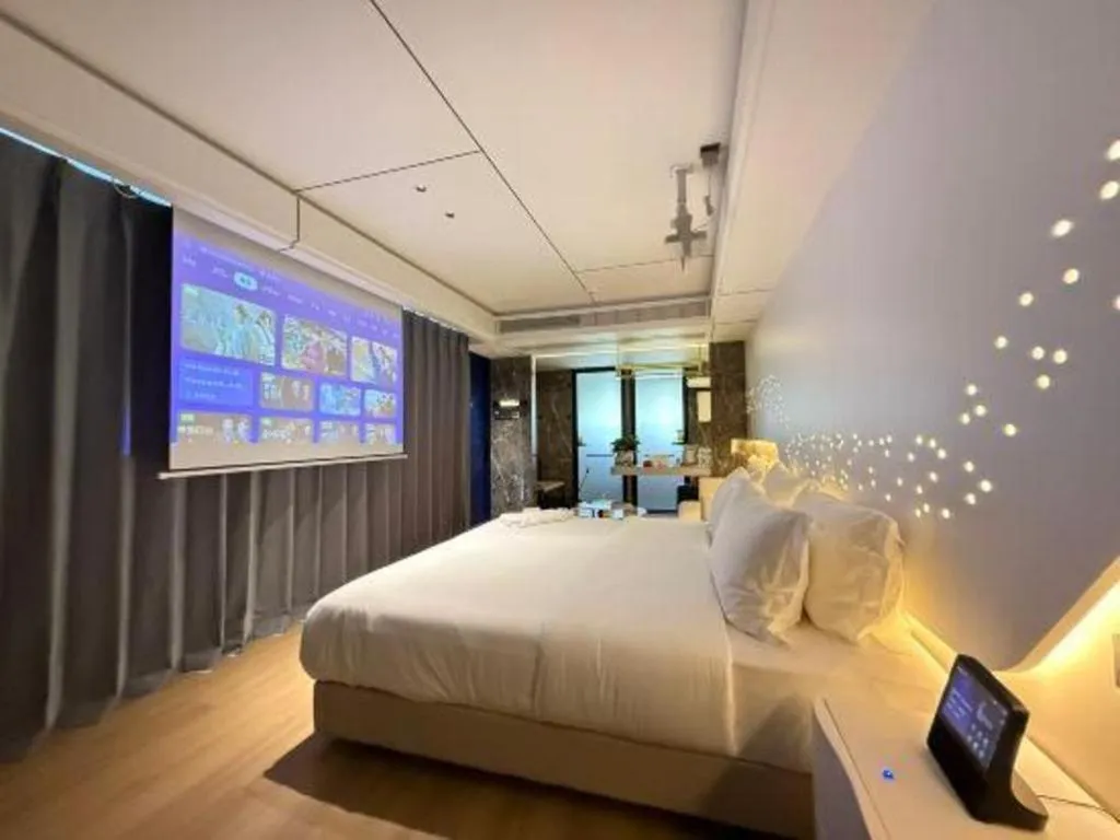 Bed in Mangrove Tree Resort World Qingdao