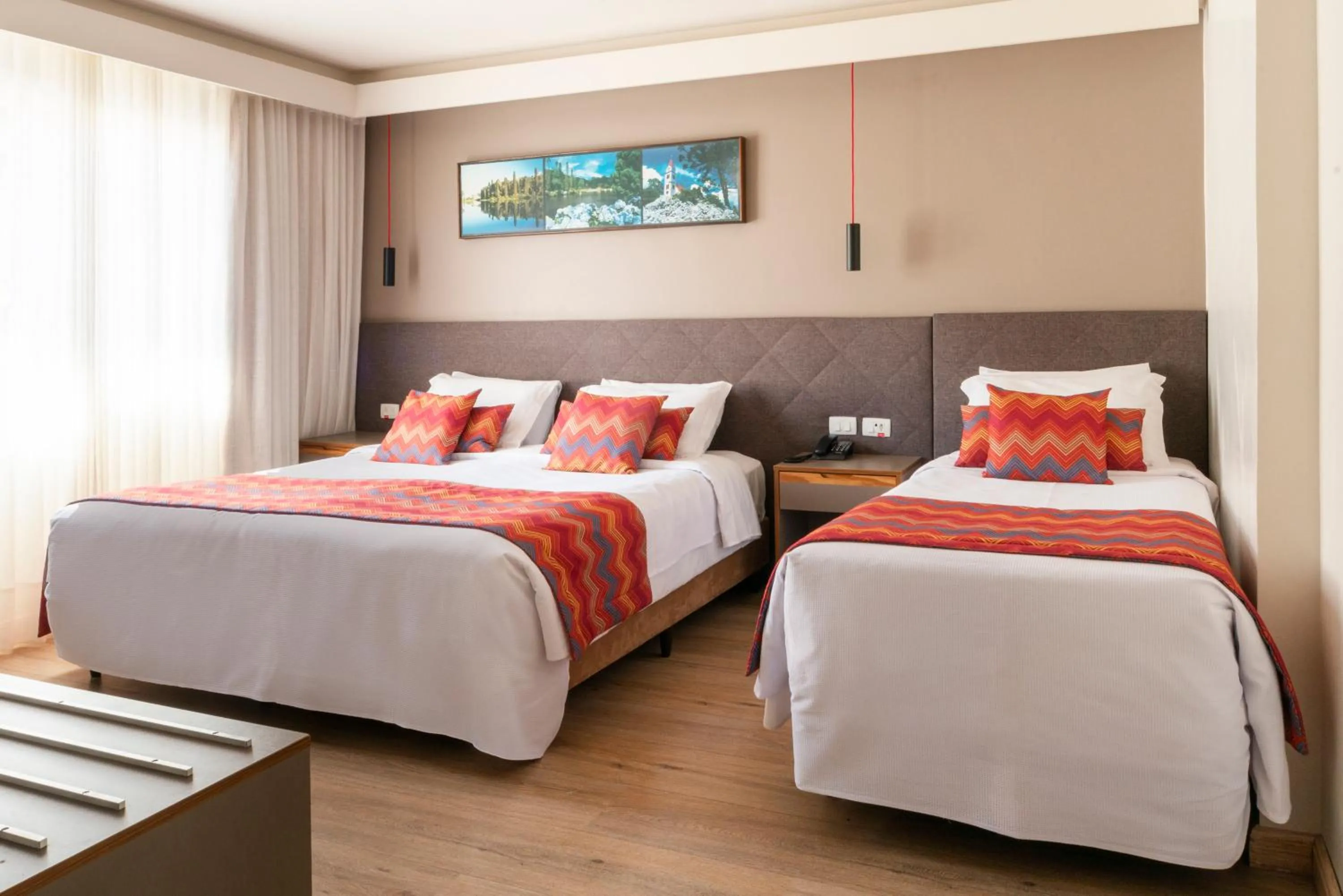 Bedroom, Bed in Hotel Laghetto Stilo Centro