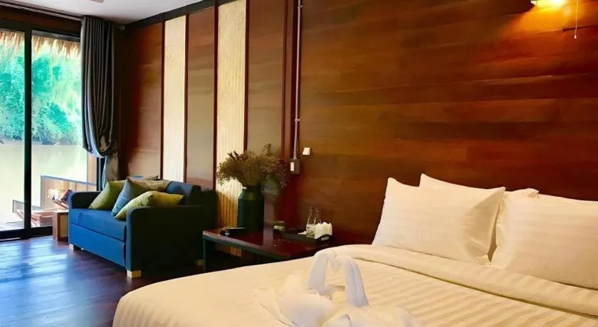 Bed in The River Life Resort