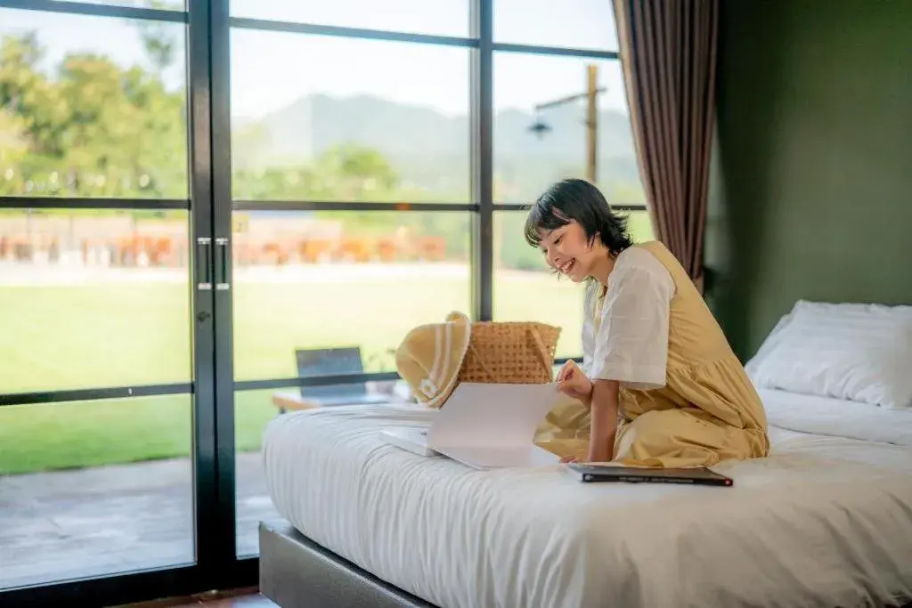 Bed in The River Life Resort Bed in The River Life Resort