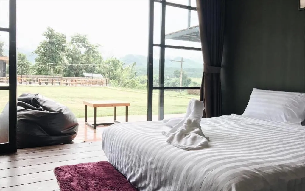 Bed in The River Life Resort