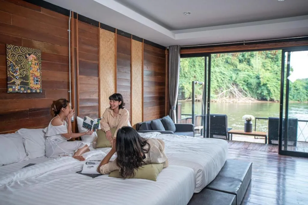 Bed in The River Life Resort