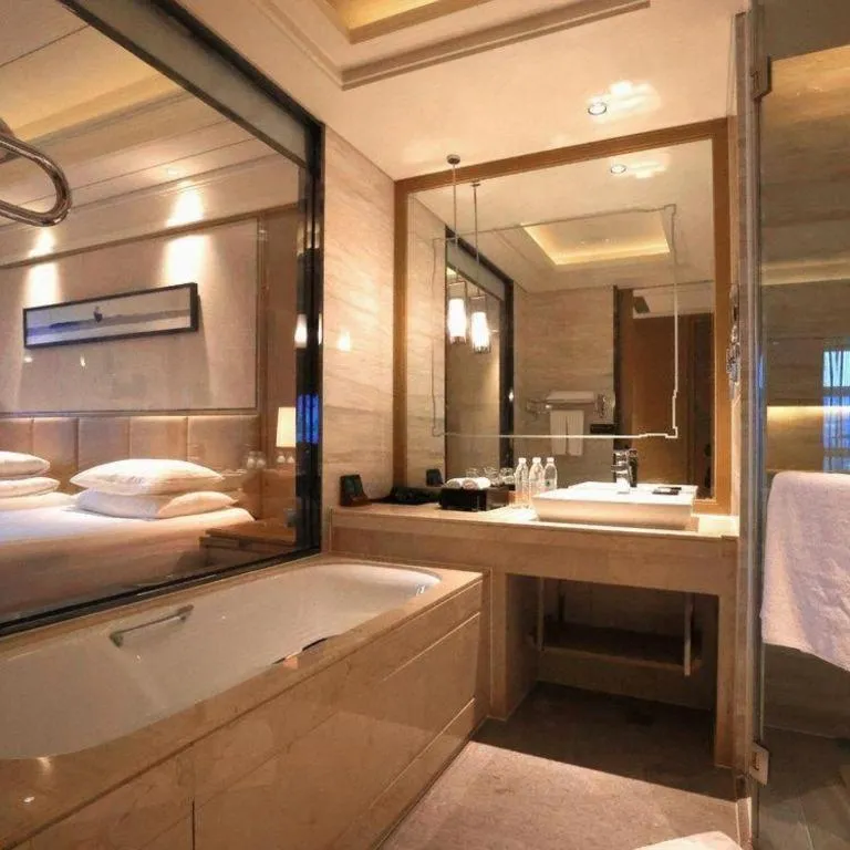 Bed in New Century Grand Hotel Hangzhou Zheshang