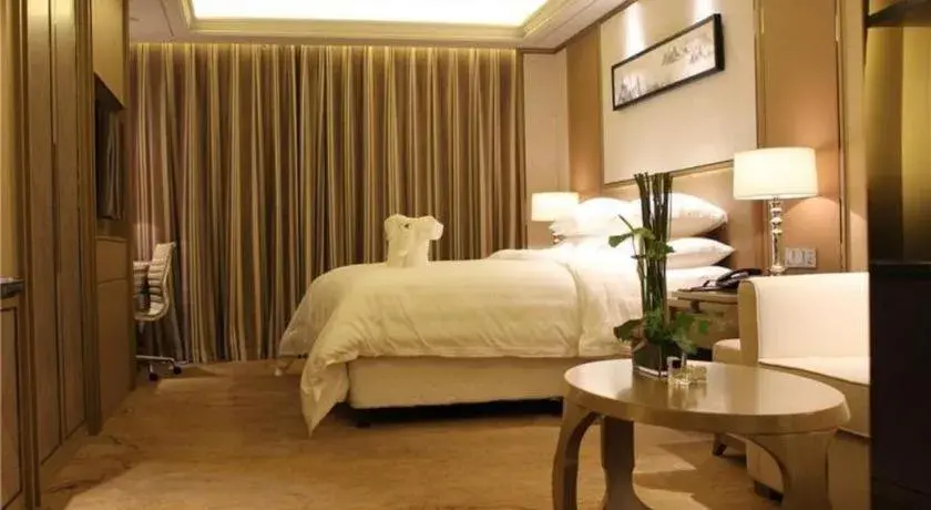 Bed in New Century Grand Hotel Hangzhou Zheshang Bed in New Century Grand Hotel Hangzhou Zheshang