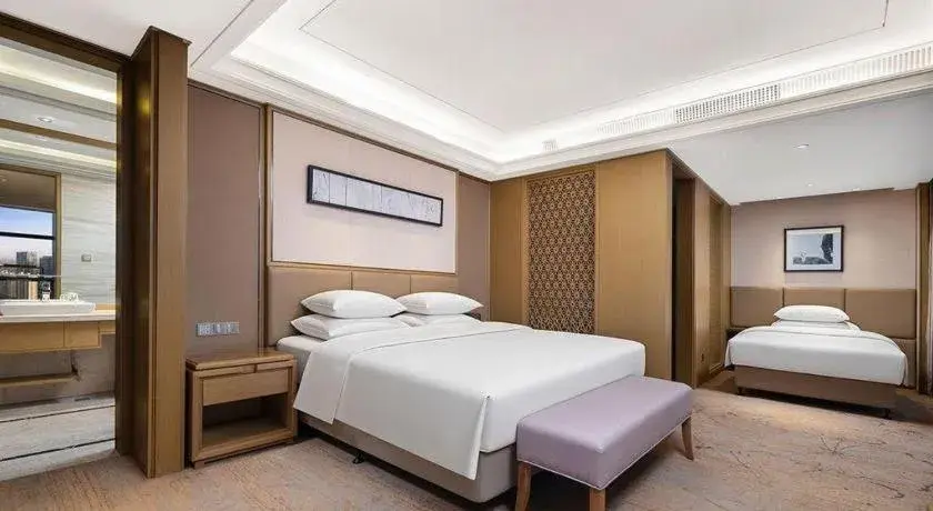 Bed in New Century Grand Hotel Hangzhou Zheshang Bed in New Century Grand Hotel Hangzhou Zheshang