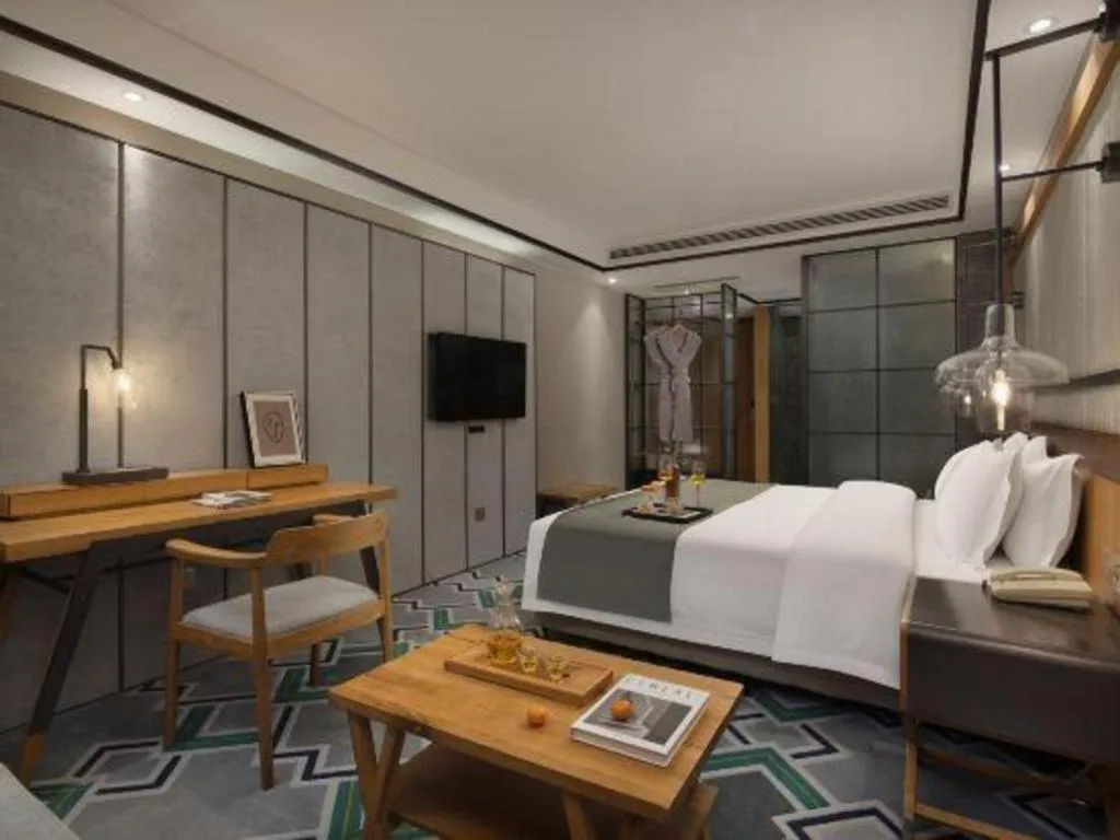 Bed in Hangzhou Cosy Park Hotel