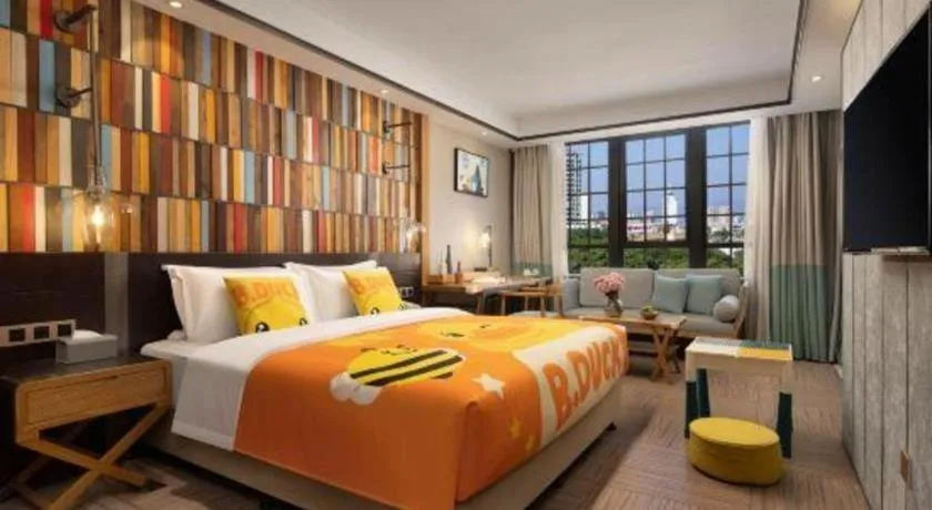 Bed in Hangzhou Cosy Park Hotel