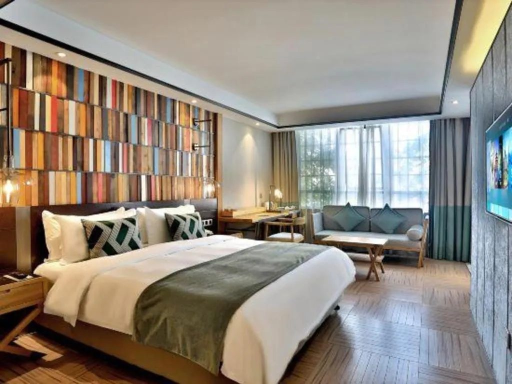 Bed in Hangzhou Cosy Park Hotel