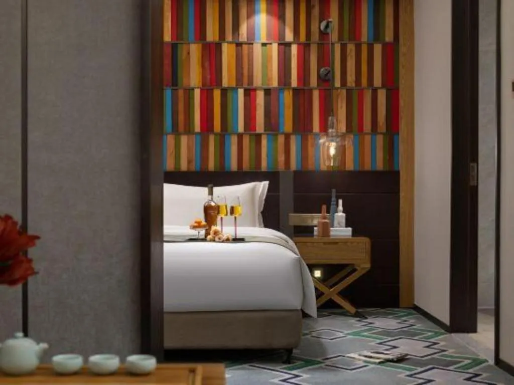 Bed in Hangzhou Cosy Park Hotel