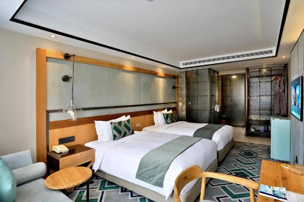 Bed in Hangzhou Cosy Park Hotel