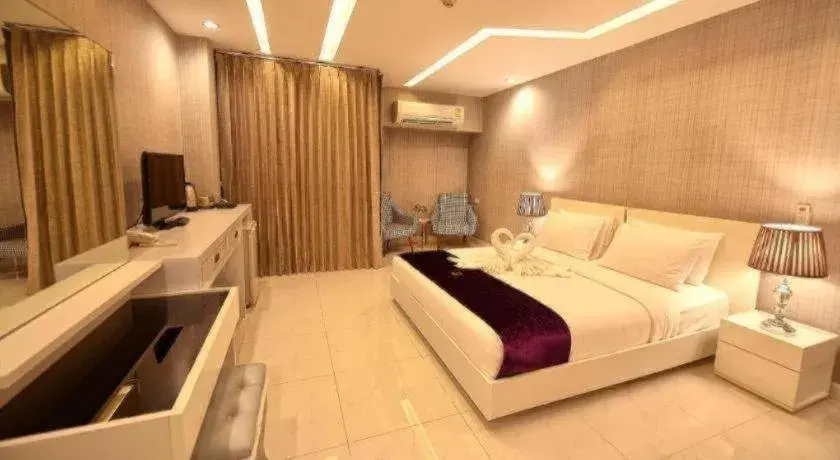 Bed in Phuglong Hotel Bed in Phuglong Hotel