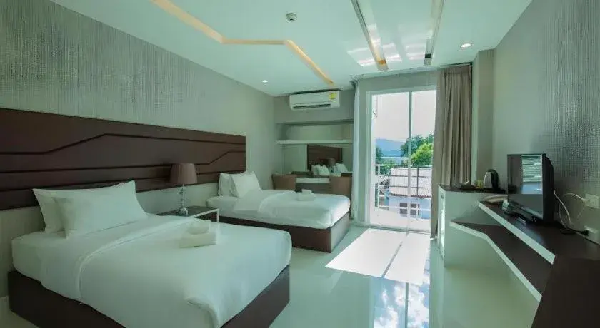 Bed in Phuglong Hotel Bed in Phuglong Hotel